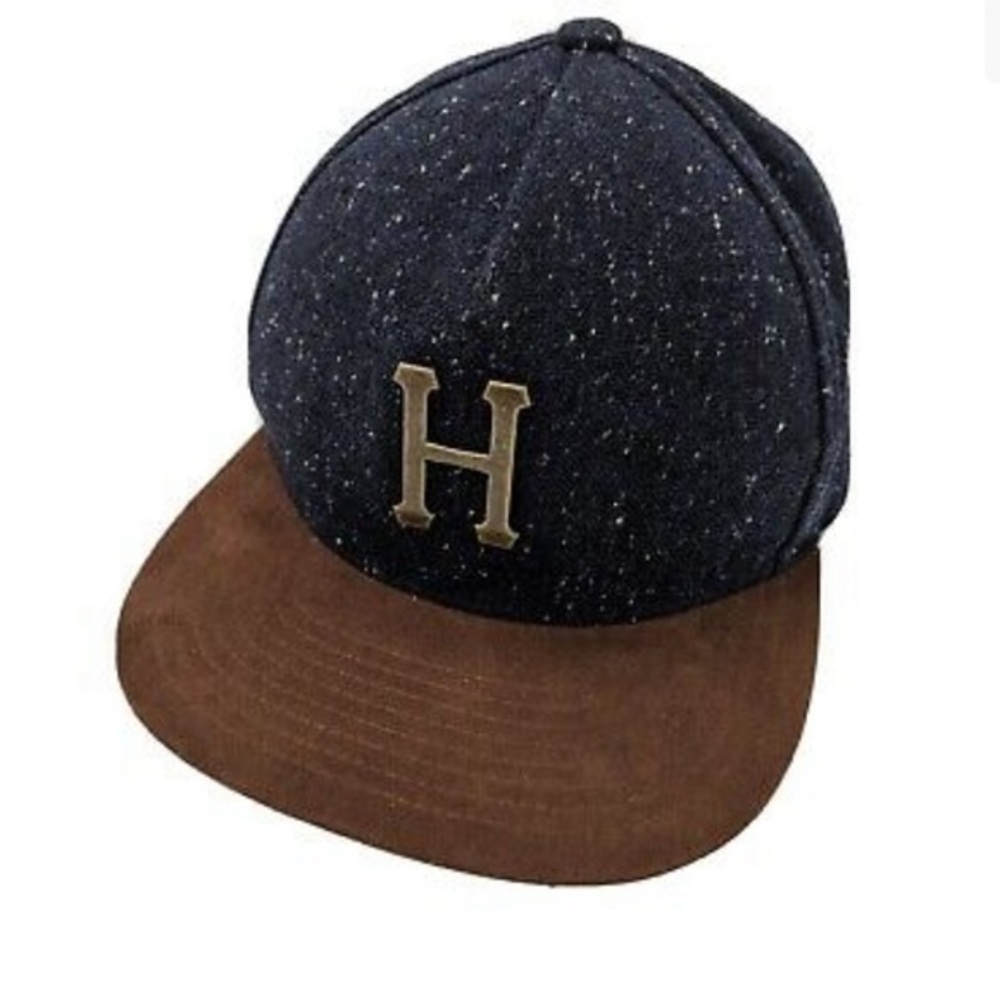 Wool and suede Huf hat